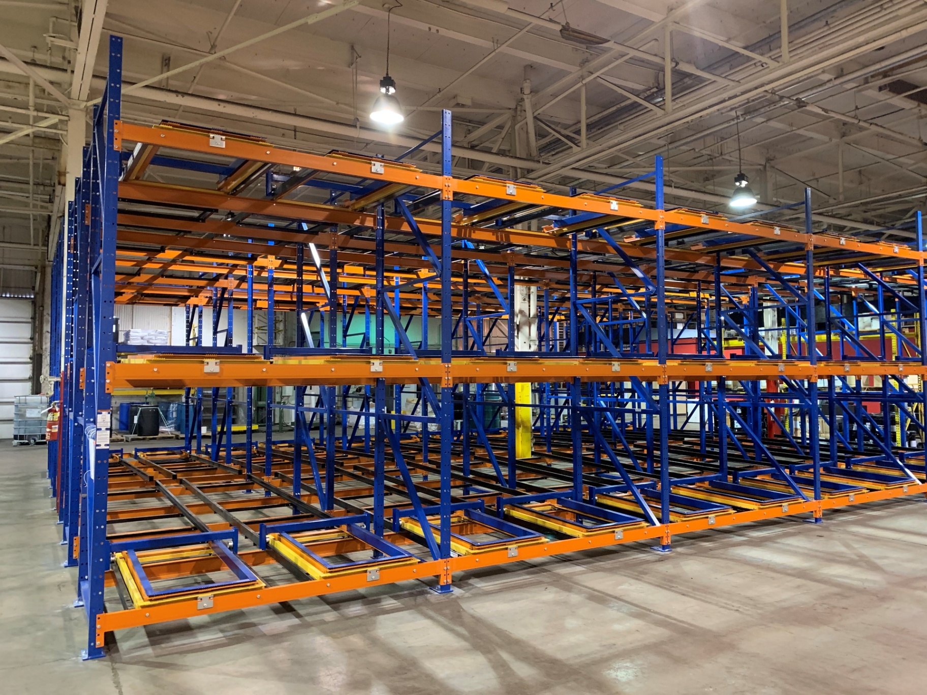 Pallet rack installation