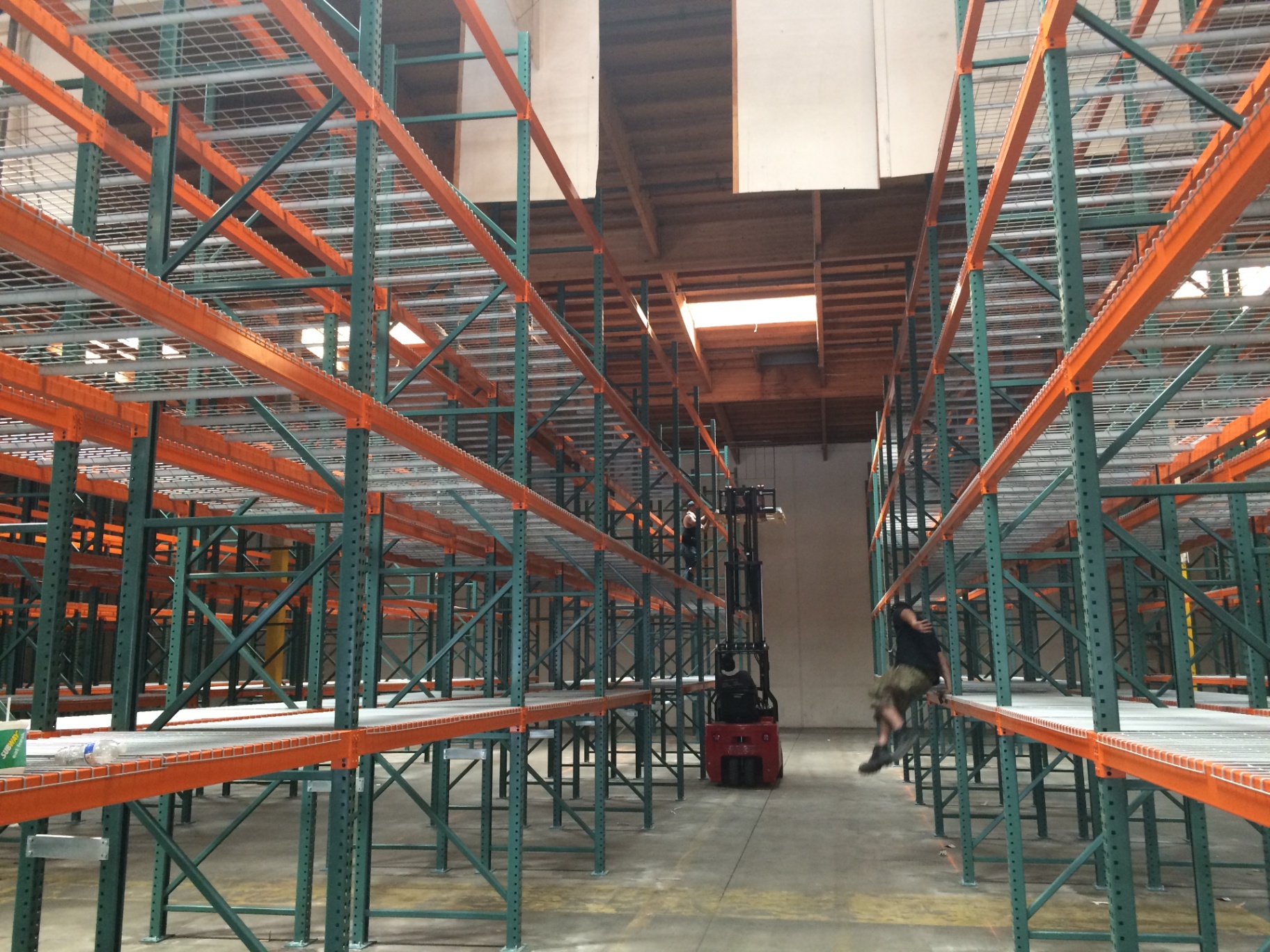 Pallet rack installation