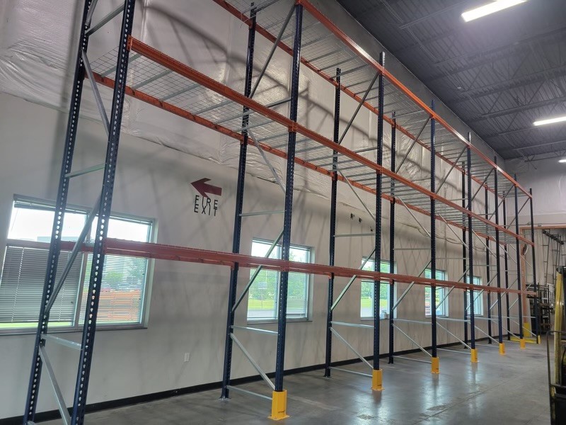 Pallet rack installation